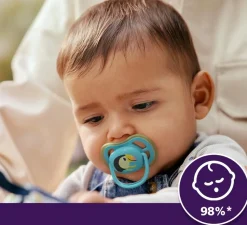 Philips Avent smoczek uspokajający ultra air 6-18m 2szt + Etui