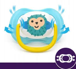 Philips Avent smoczek uspokajający ultra air 6-18m 2szt + Etui