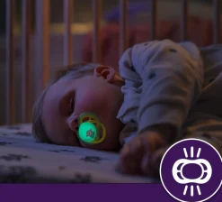 Philips Avent smoczek uspokajający ultra nightime 18m+ 2szt