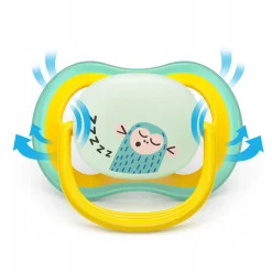 Philips Avent smoczek uspokajający ultra nightime 18m+ 2szt