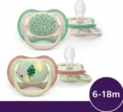Philips avent smoczek uspokajający ultra air 6-18m 2szt