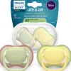 Philips avent smoczek uspokajający ultra air 18m+ 2szt