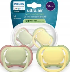 Philips avent smoczek uspokajający ultra air 18m+ 2szt