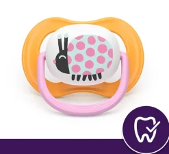 Philips avent smoczek uspokajający ultra air happy girl 6-18m 2szt