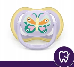 Philips avent smoczek uspokajający ultra air daytime girl 0-6m 2szt