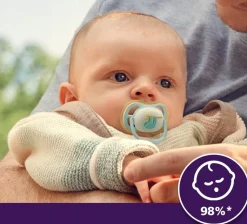 Philips avent smoczek uspokajający ultra air nighttime boy 0-6m 2szt
