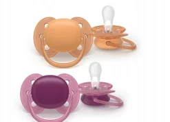 Philips Avent smoczek uspokajający ultra soft 18m+ 2szt + etui