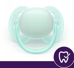 Philips avent smoczek uspokajający ultra soft 0-6m 2szt + etui