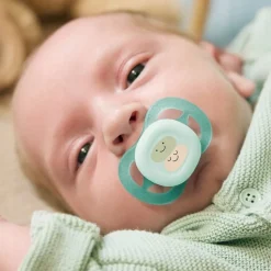 Philips avent smoczek uspokajający ultra start 0-2m + etui 2szt