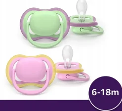 Philips avent smoczek uspokajający ultra air 6-18m day time 2szt