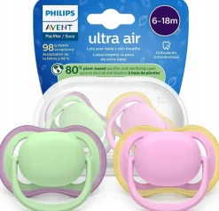 Philips avent smoczek uspokajający ultra air 6-18m day time 2szt