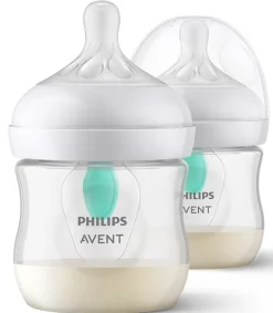 Philips Avent zestaw butelek natural response z nakładką antykolkową 2x125ml