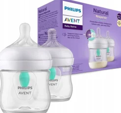 Philips Avent zestaw butelek natural response z nakładką antykolkową 2x125ml