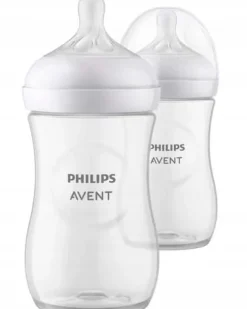 Philips Avent zestaw butelek natural response 2x260ml scy903/02 + smoczki 1m+
