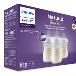 Philips Avent zestaw butelek do karmienia 3x 260ml response smoczki
