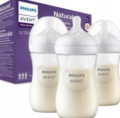 Philips Avent zestaw butelek do karmienia 3x 260ml response smoczki
