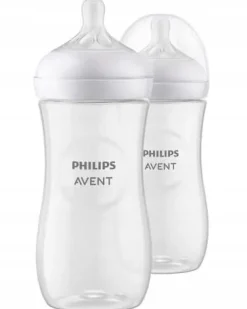 Philips Avent zestaw butelek natural response 2x330ml scy906/02 + smoczki 6m+