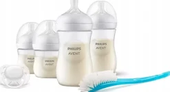 Philips Avent zestaw 4 butelek natural response + smoczki SCD838/11