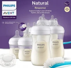 Philips Avent zestaw 4 butelek natural response + smoczki SCD838/11