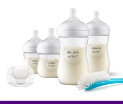 Philips Avent zestaw 5 butelek natural response + smoczki SCD838/12