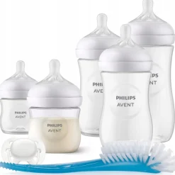 Philips Avent zestaw 5 butelek natural response + smoczki SCD838/12