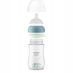 Philips Avent zestaw butelka + smoczek natural response nighttime SCD838/17
