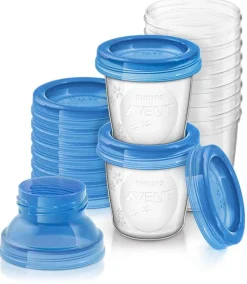 Philips Avent zestaw pojemników do przechowywania pokarmów + łyżeczka  SCF721/20