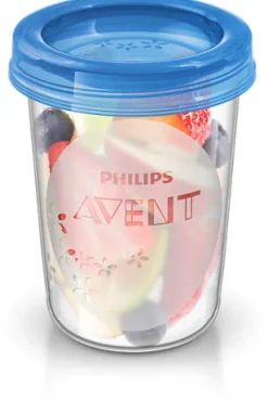 Philips Avent zestaw pojemników do przechowywania pokarmów + łyżeczka  SCF721/20