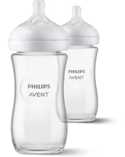 Philips Avent zestaw 2x szklana butelka do karmienia natural response
