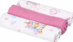 Pieluchy muślinowe pieluszki premium zestaw 3szt 60x75cm Babymam