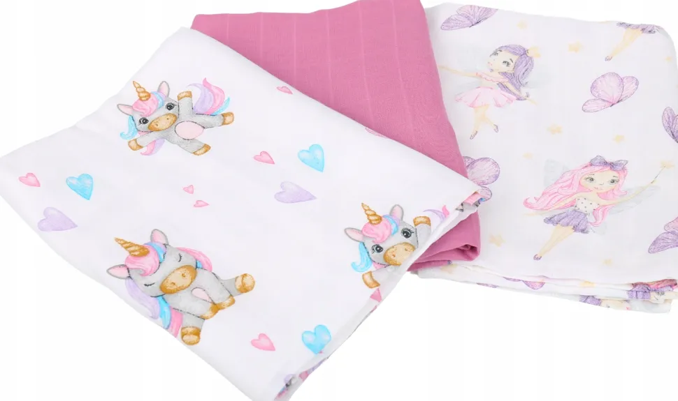 Pieluchy muślinowe pieluszki premium zestaw 3szt 60x75cm Babymam