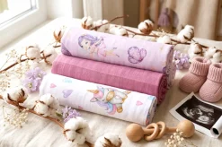 Pieluchy muślinowe pieluszki premium zestaw 3szt 60x75cm Babymam