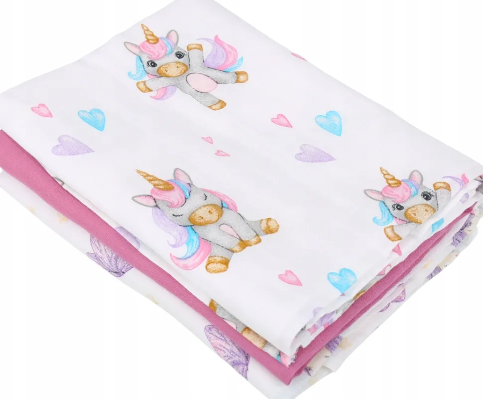 Pieluchy muślinowe pieluszki premium zestaw 3szt 60x75cm Babymam