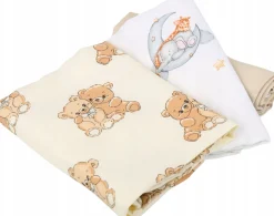 Pieluchy muślinowe pieluszki premium zestaw 3szt 60x75cm Babymam