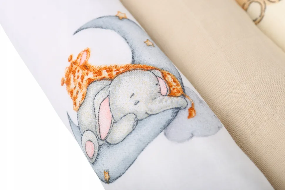 Pieluchy muślinowe pieluszki premium zestaw 3szt 60x75cm Babymam