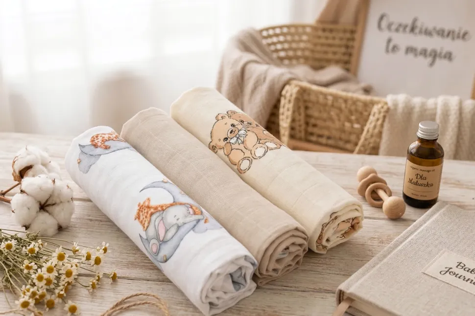 Pieluchy muślinowe pieluszki premium zestaw 3szt 60x75cm Babymam