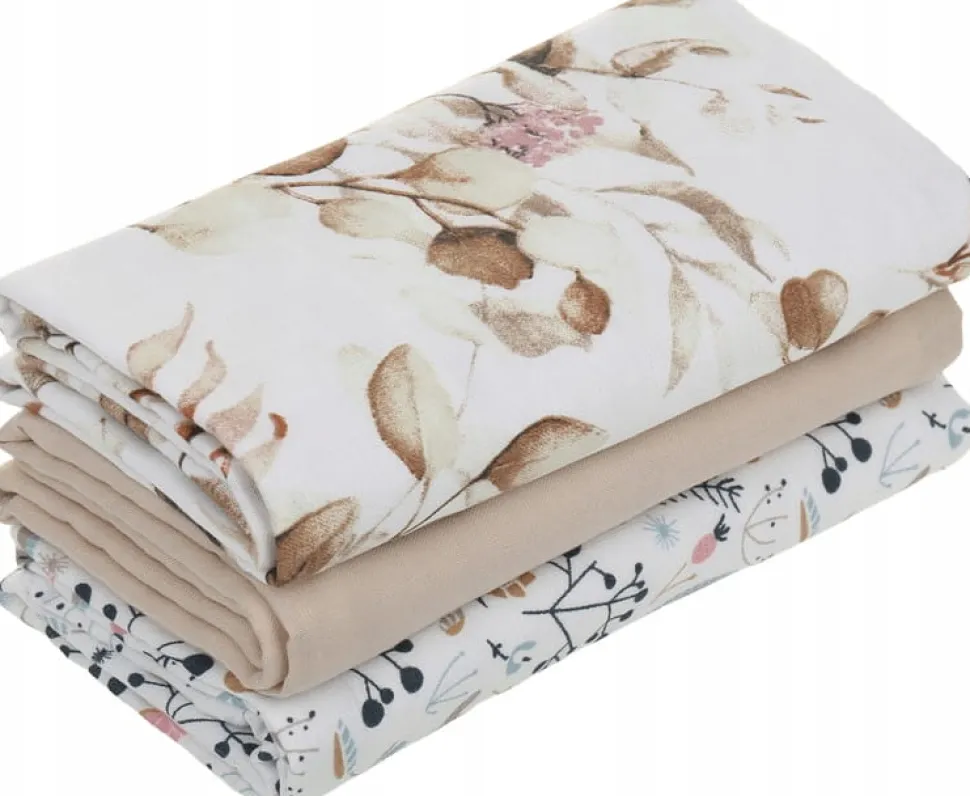 Pieluchy muślinowe pieluszki premium zestaw 3szt 60x75cm Babymam