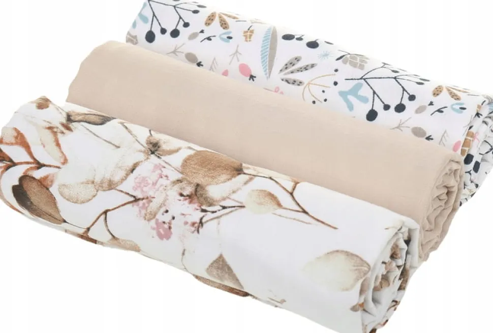 Pieluchy muślinowe pieluszki premium zestaw 3szt 60x75cm Babymam