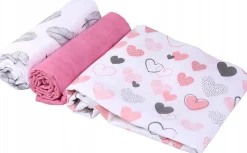 Pieluchy muślinowe pieluszki premium zestaw 3szt 60x75cm Babymam