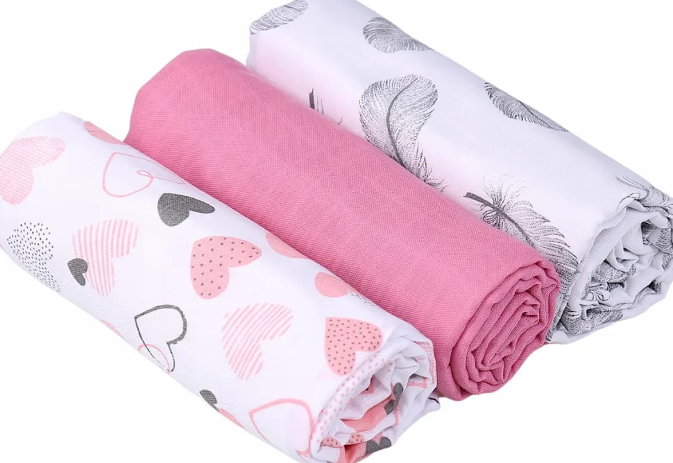 Pieluchy muślinowe pieluszki premium zestaw 3szt 60x75cm Babymam