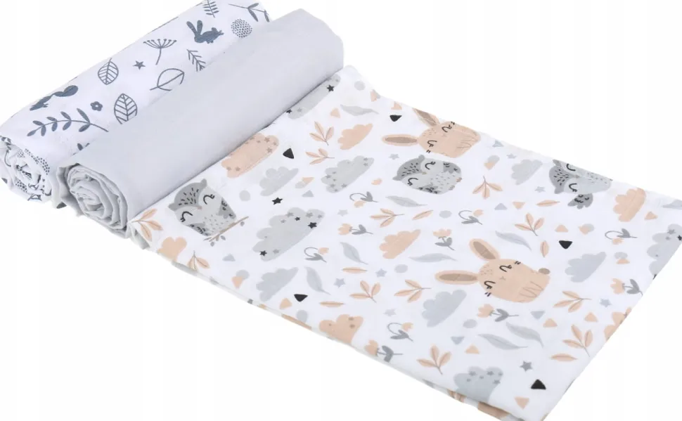 Pieluchy muślinowe pieluszki premium zestaw 3szt 60x75cm Babymam