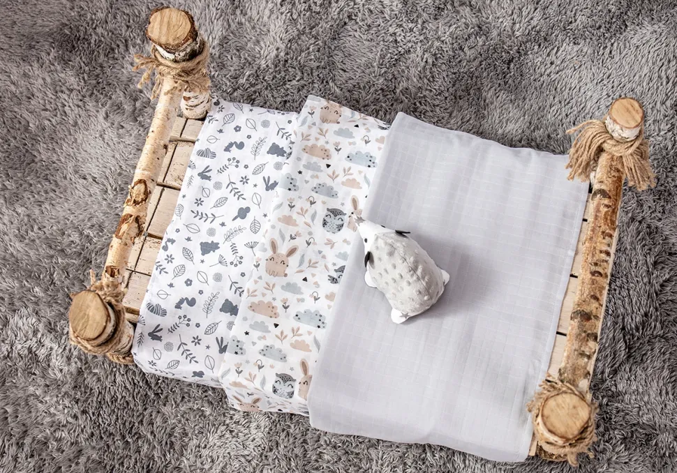 Pieluchy muślinowe pieluszki premium zestaw 3szt 60x75cm Babymam