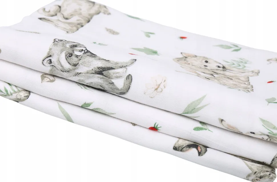 Pieluchy muślinowe pieluszki premium zestaw 3szt 60x75cm Babymam