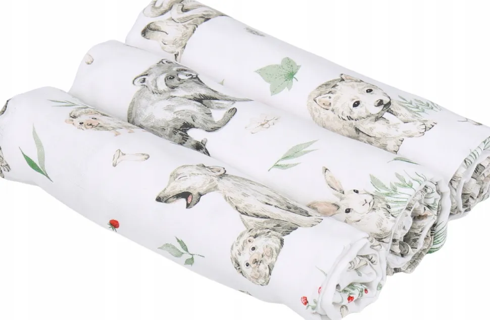 Pieluchy muślinowe pieluszki premium zestaw 3szt 60x75cm Babymam