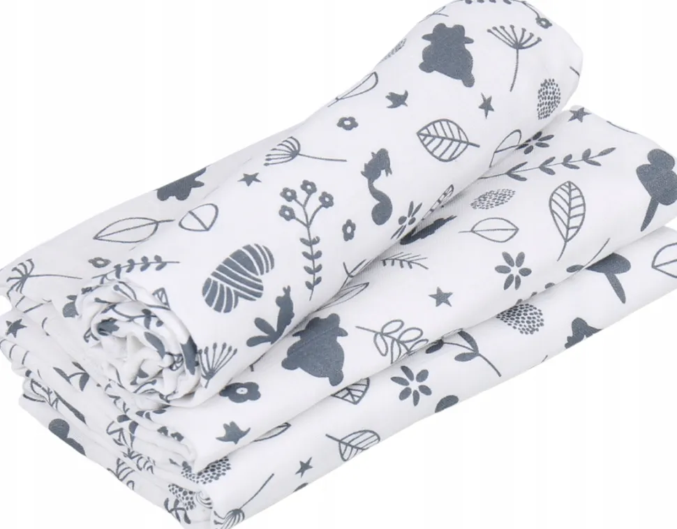 Pieluchy muślinowe pieluszki premium zestaw 3szt 60x75cm Babymam