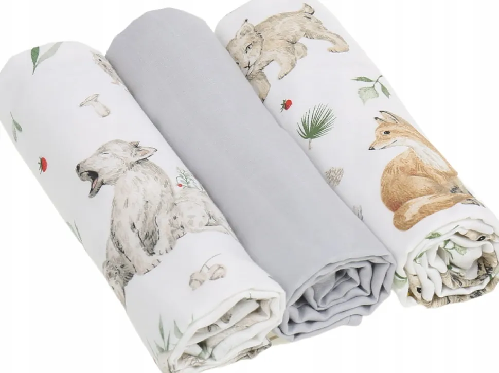 Pieluchy muślinowe pieluszki premium zestaw 3szt 60x75cm Babymam