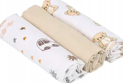 Pieluchy muślinowe pieluszki premium zestaw 3szt 60x75cm Babymam