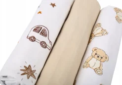 Pieluchy muślinowe pieluszki premium zestaw 3szt 60x75cm Babymam