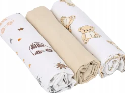 Pieluchy muślinowe pieluszki premium zestaw 3szt 60x75cm Babymam
