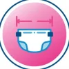Pieluszki pieluchy jednorazowe babymam mini 2 (4-8kg) 68szt extra care